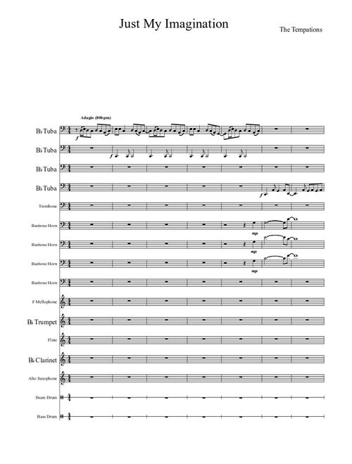 Just My Imagination Low Brass feature in C Major NEEDS FEEDBACK 