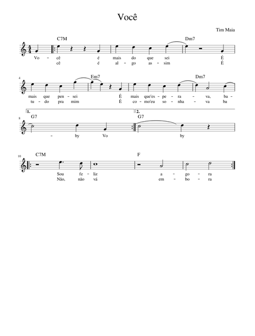 Você – Tim Maia