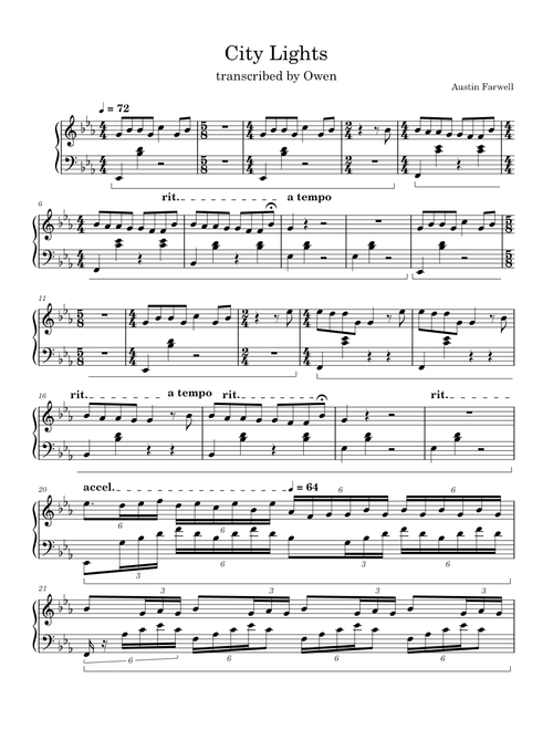 City Lights – Austin Farwell