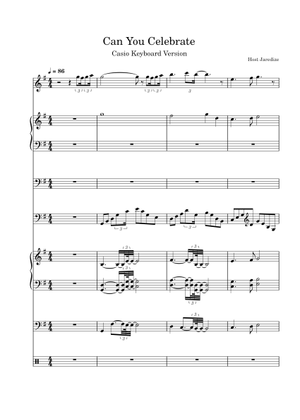 CAN YOU CELEBRATE - 小室哲哉 Sheet Music with Chords for Piano