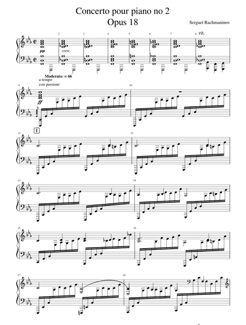 Rachmaninoff Piano Concerto 2