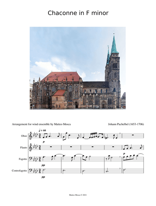 Chaconne in F minor - J. Pachelbel