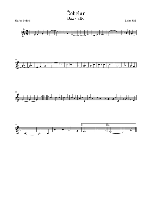 Čebelar – LOJZE SLAK