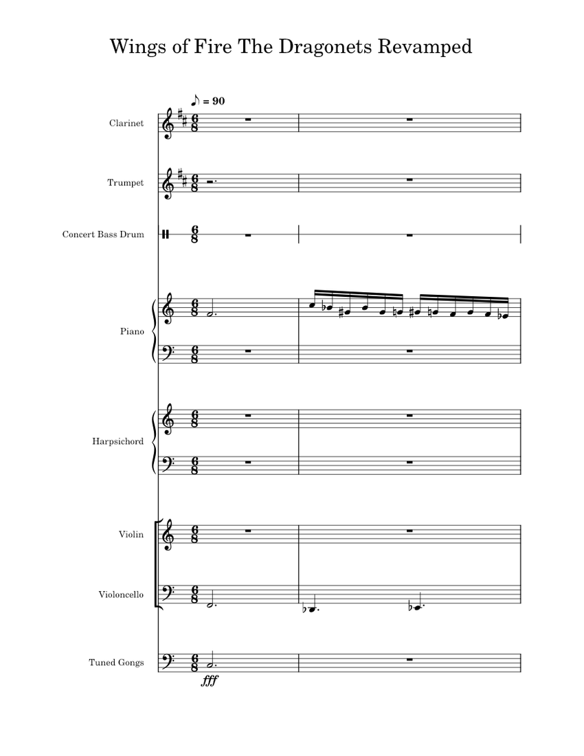 Wings of Fire The Revamped Sheet music for Piano, Harpsichord
