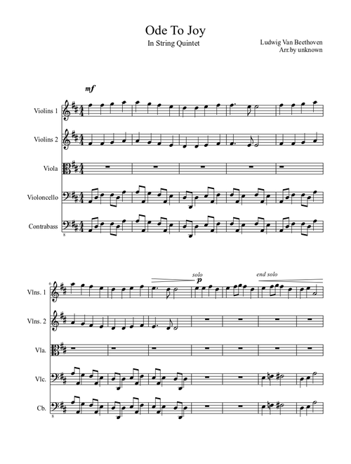Ode To Joy