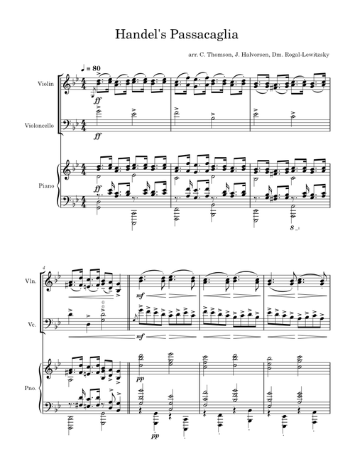 Handel's Passacaglia