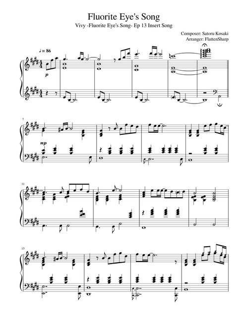 [FULL] Fluorite Eye's Song - Vivy -Fluorite Eye's Song- - Satoru Kosaki (MONACA)