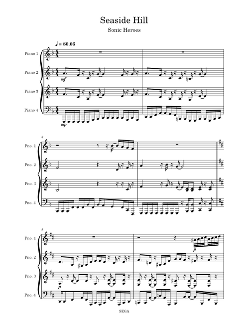 Seaside Hill - Sonic Heroes