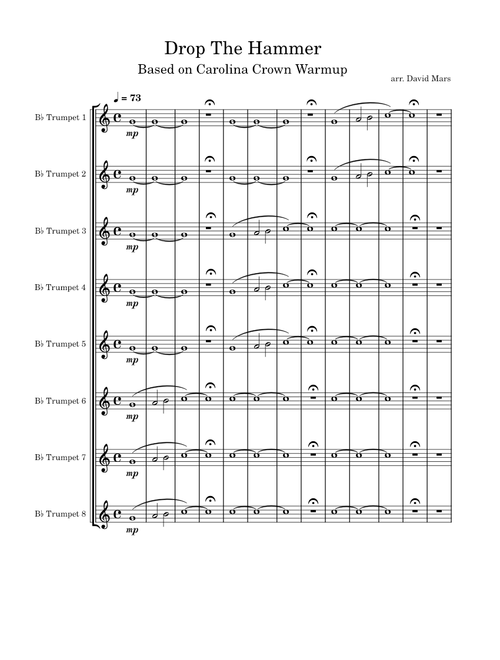 Drop The Hammer – Carolina Crown Drop The Hammer (Potential Herald Trumpet Warmup