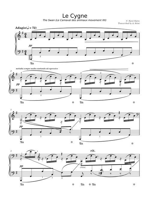 The Swan – Camille Saint-Saëns | The Carnival of the Animals Mov. XII