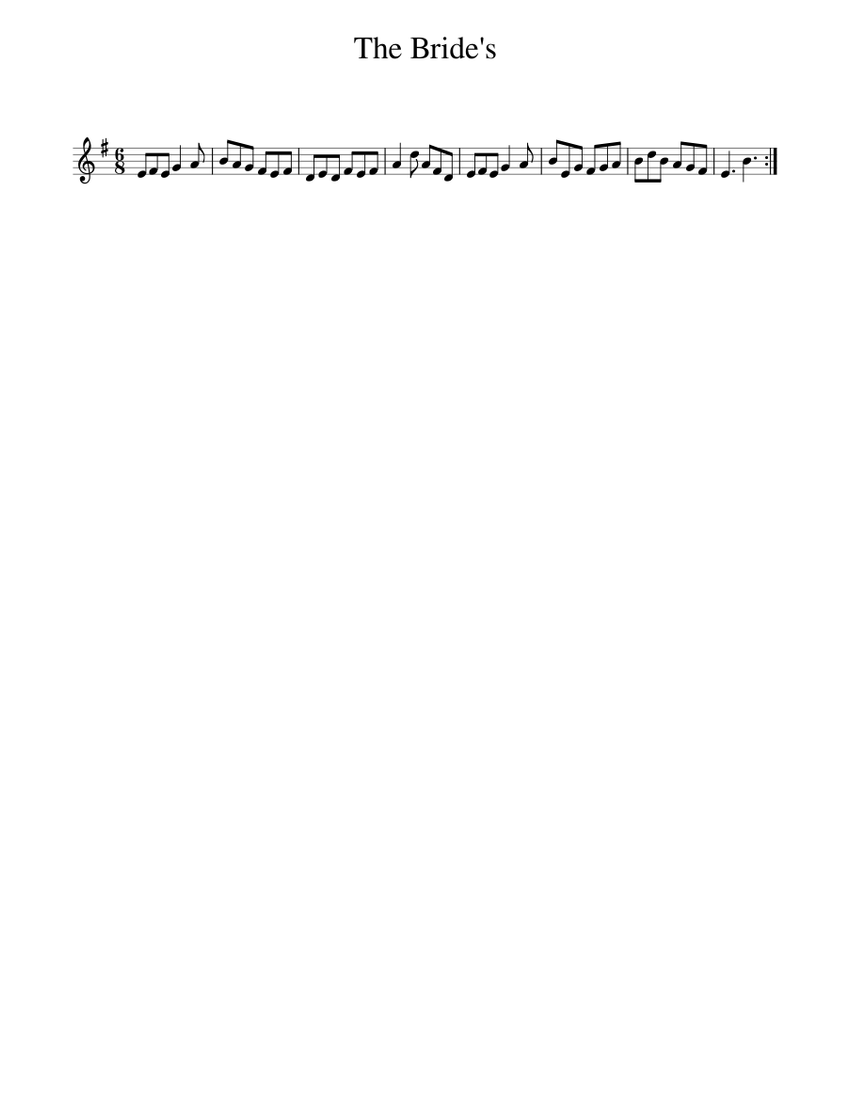 The Bride's Sheet music for Piano (Solo) Easy | Musescore.com