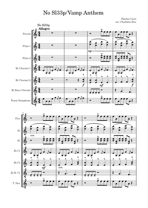 Vamp Anthem – Playboi Carti Instrumental Sheet Music for Organ, Tuba ...