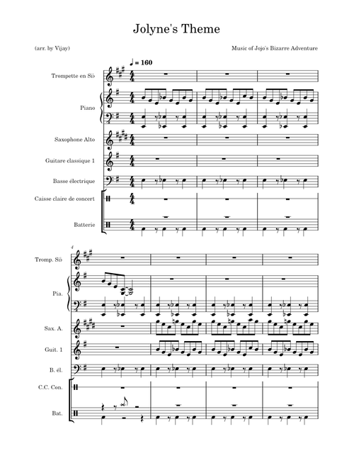 JoJo's Bizarre Adventure-Jolyne's Theme – Yugo Kanno Pour Sly (temporaire)