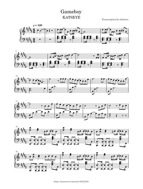 GAMEBOY — KATSEYE (캣츠아이) [Piano Version]