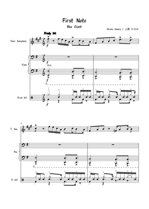 First Note – Hiromi Uehara Sheet Music for Vocals (Solo