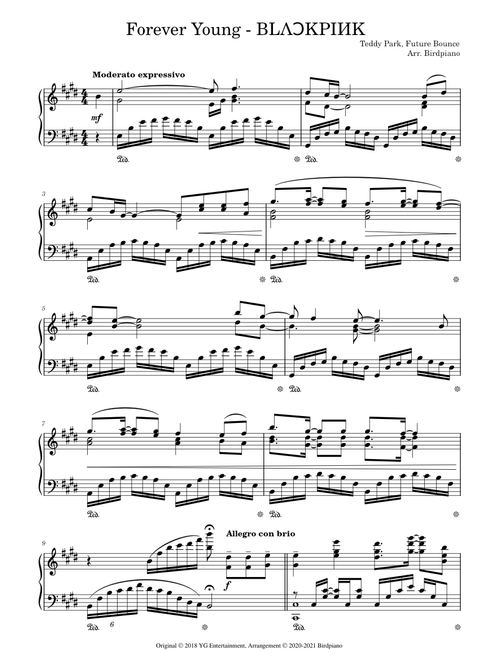 Forever Young – BLACKPINK (Revised Piano Solo)