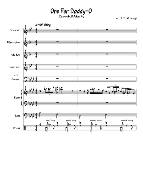 One For Daddy-O Nat Adderly-Combo – Martin Lingg