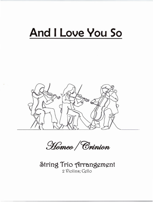 And I Love You So (Arr. Homco/Crinion) - Perry Como (String Ensemble)