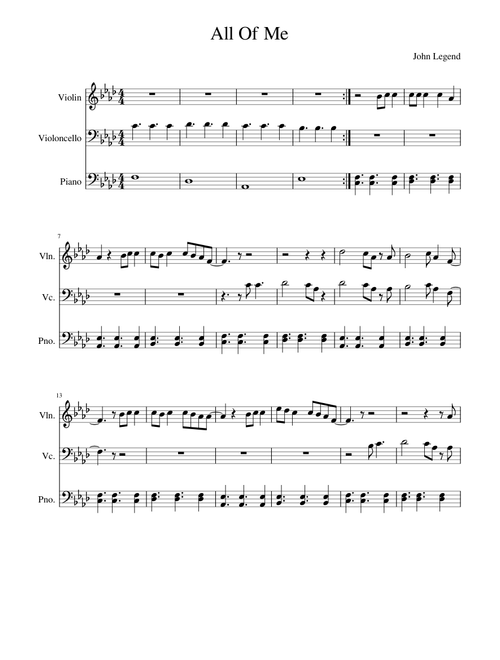 All Of Me (3 Part)