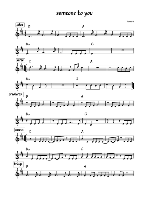 Someone to you – Banners