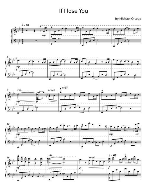 If I lose You - Michael Ortega