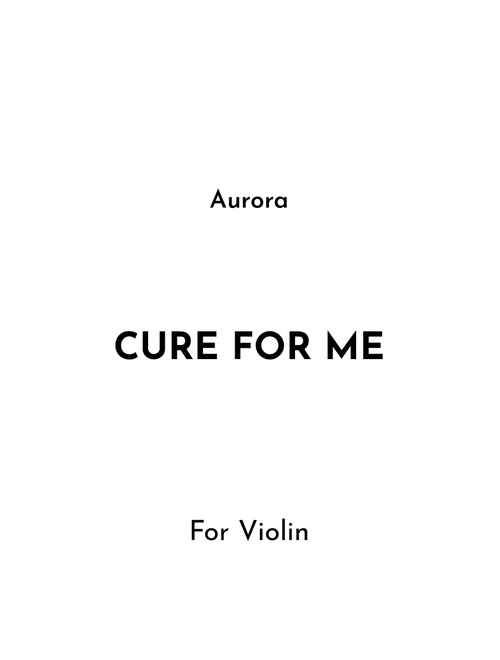 Cure For Me (Arr. Jireh J.) - Magnus Skylstad, Aurora Aksnes (Violin Solo)