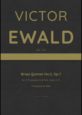 Free Brass Quintet No.2, Op.6 by Victor Ewald sheet music