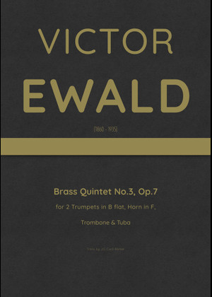 Brass Quintet No.2, Op.6 - Victor Ewald Sheet Music for Piano