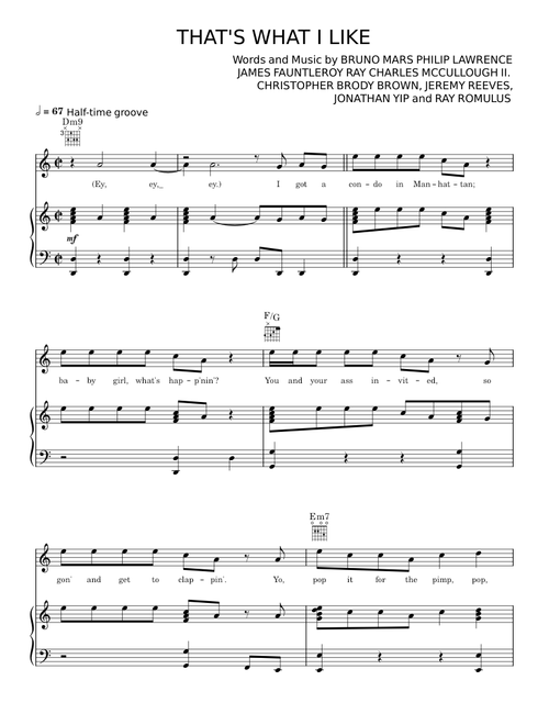That's What I Like - Bruno Mars