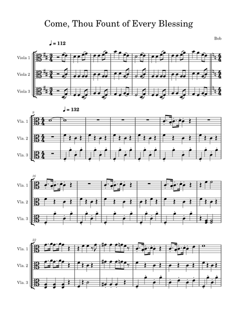 Come, Thou Fount of Every Blessing