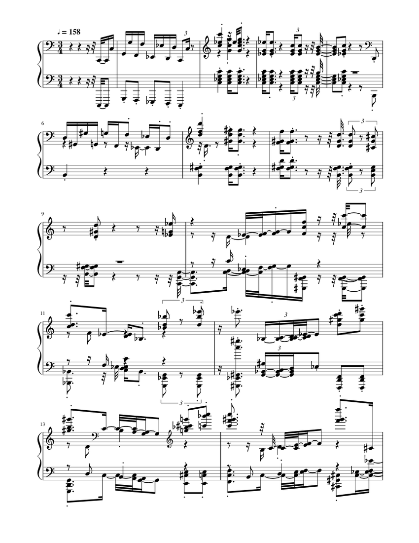 Franz Liszt - Transcendental Etude Number 8 (Wilde Jagd/Wild