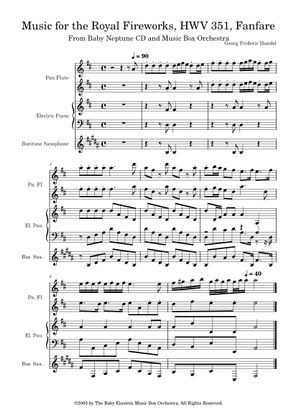 Music for the royal fireworks - Georg Friedrich Händel Sheet Music for ...