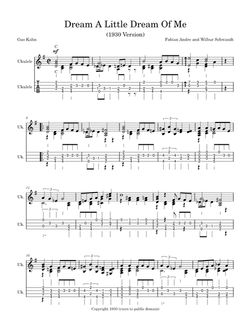 Dream a little dream of me – Schwandt & Andree