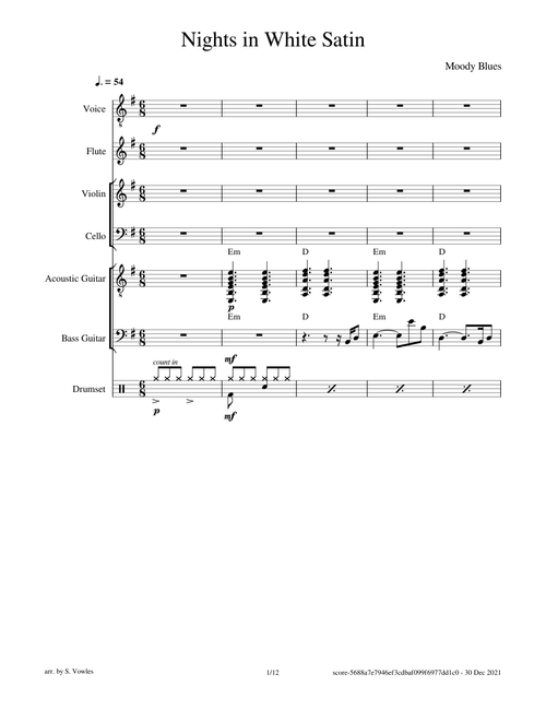 Nights In White Satin (Moody Blues)
