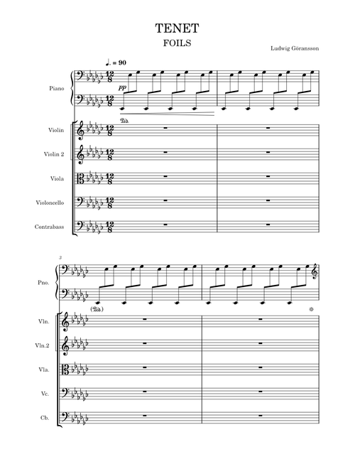 FOILS – Ludwig Göransson (from Tenet) (Orchestral Version)