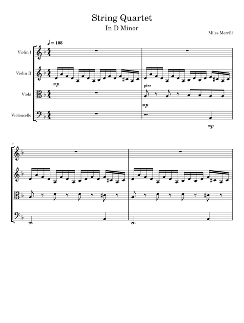 String Quartet 2