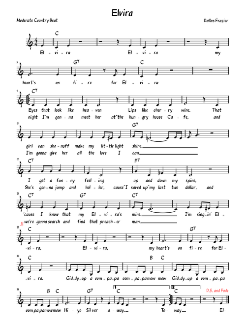 Elvira – The Oak Ridge Boys