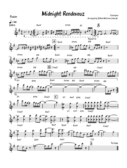 Midnight rendezvous – Casiopea Midnight Rendevouz - Casiopea (likely not perfect)