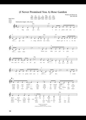 Free Rose Garden by Lynn Anderson sheet music | Download PDF or