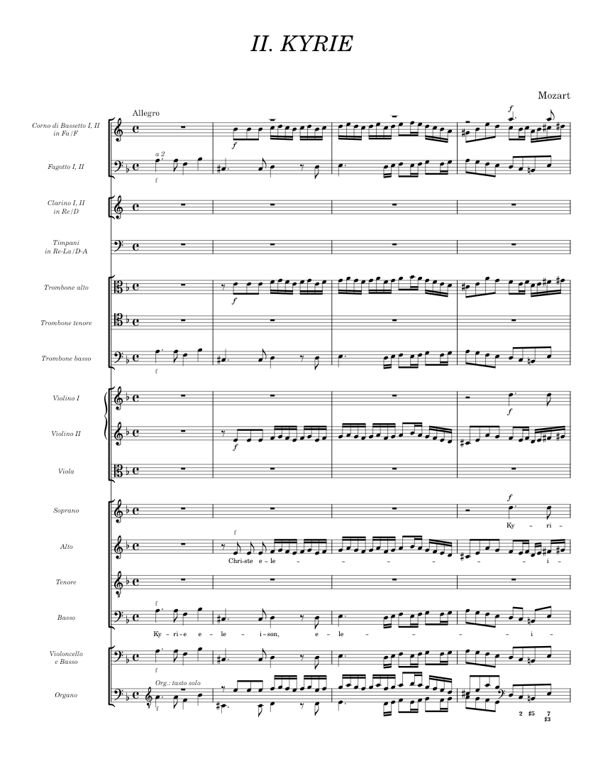 Requiem: K.626: For Soprano, Alto, Tenor And Bass Soli