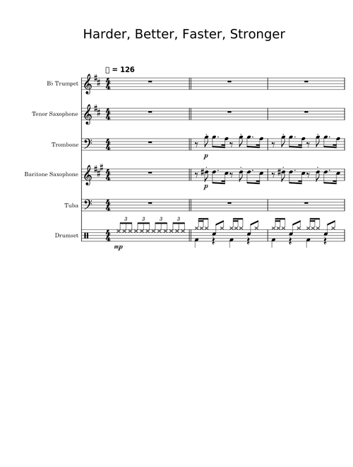 Harder better faster stronger – Daft Punk