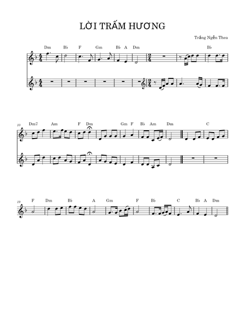 Lời Trầm Hương