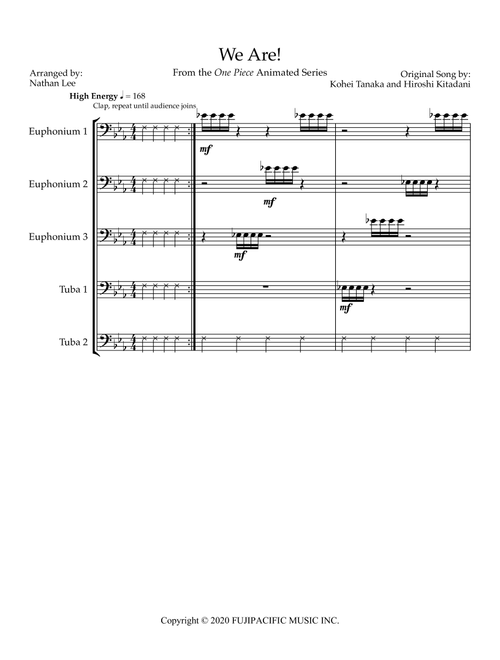 Wii Aa (Arr. Nathan Lee) - Kitadani Hiroshi (Brass Ensemble)