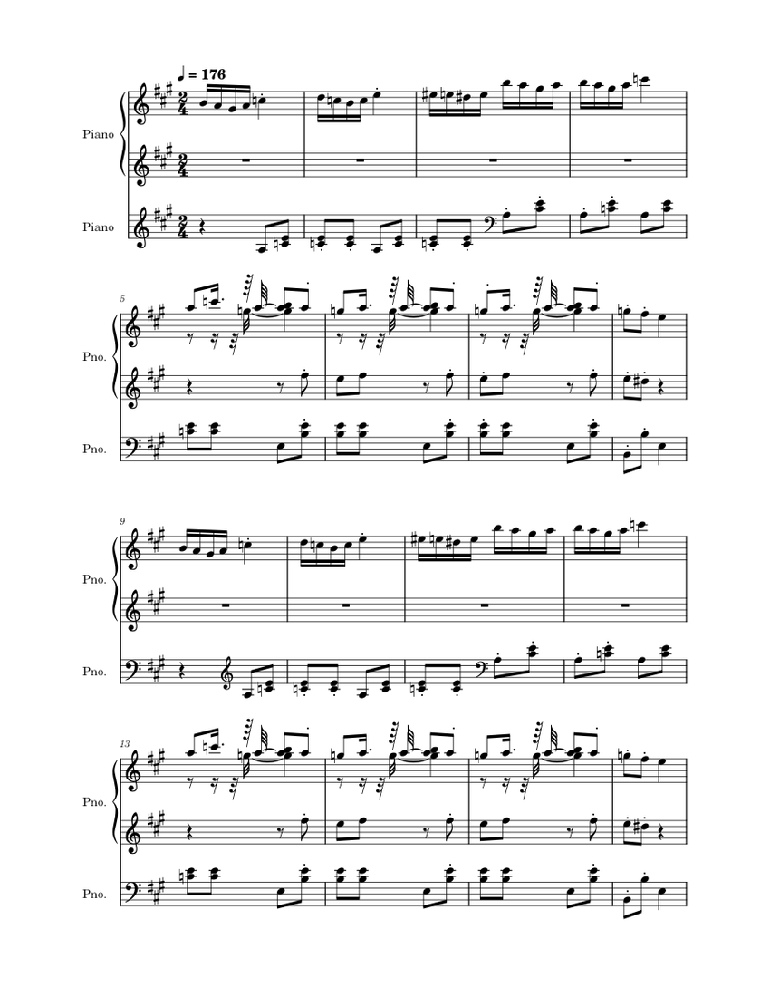 Mozart - Turkish March(Hard Version) - -Lyzen's Piano