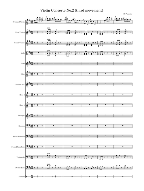 Violin Concerto No 2, op. 7 (La Campanella) – Niccolò Paganini [Movement 3]