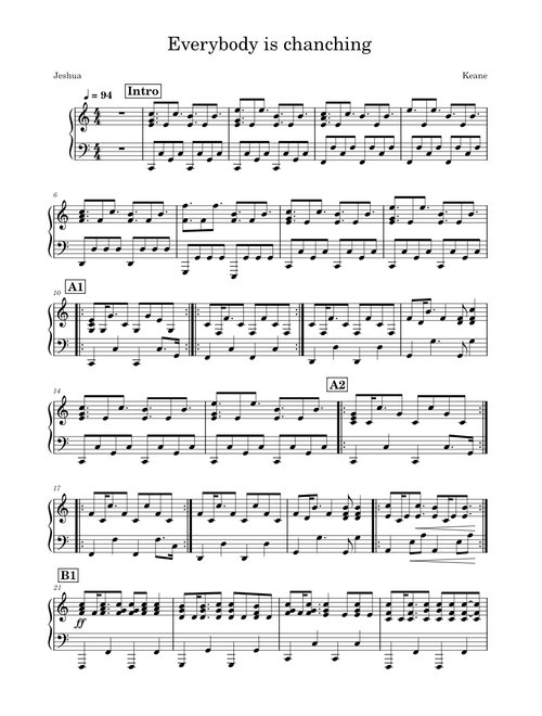 Everybody´s changing – Keane