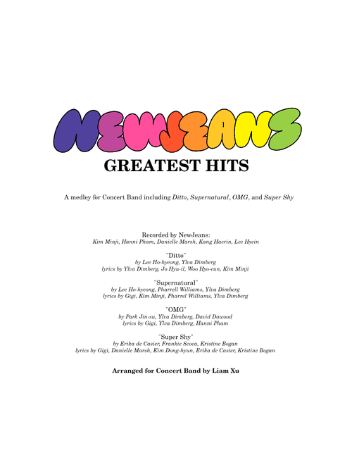 NewJeans: Greatest Hits - A Concert Band Medley