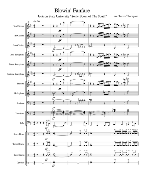Blowin' Fanfare – Jackson State University