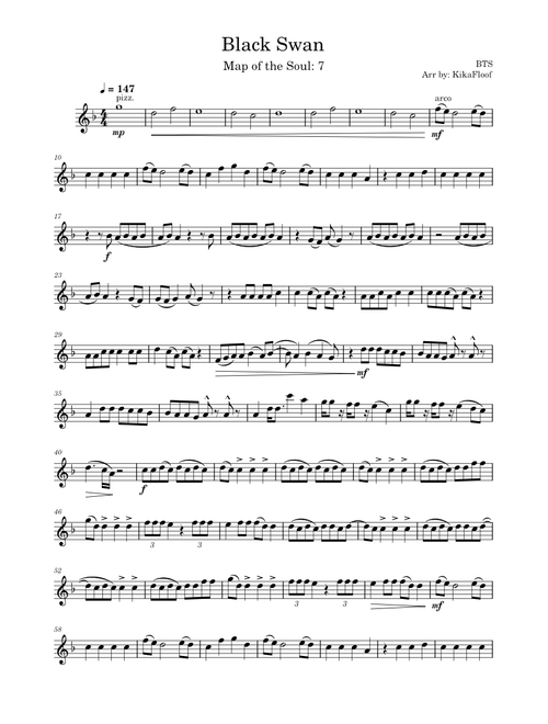 Black Swan – BTS -Violin-