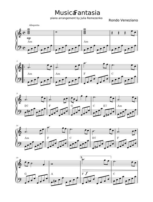 Musica Fantasia – Rondò Veneziano